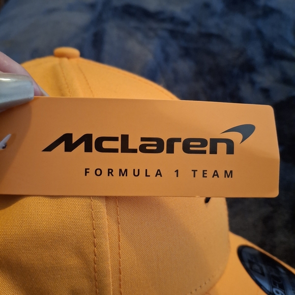 New Era Mclaren Formula 1 Team Bright Orange 9FORTY Cap, Adjustable - Picture 3 of 5